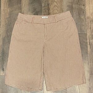 Dockers Plaid ideal fit‎ metro Bermuda Shorts 8